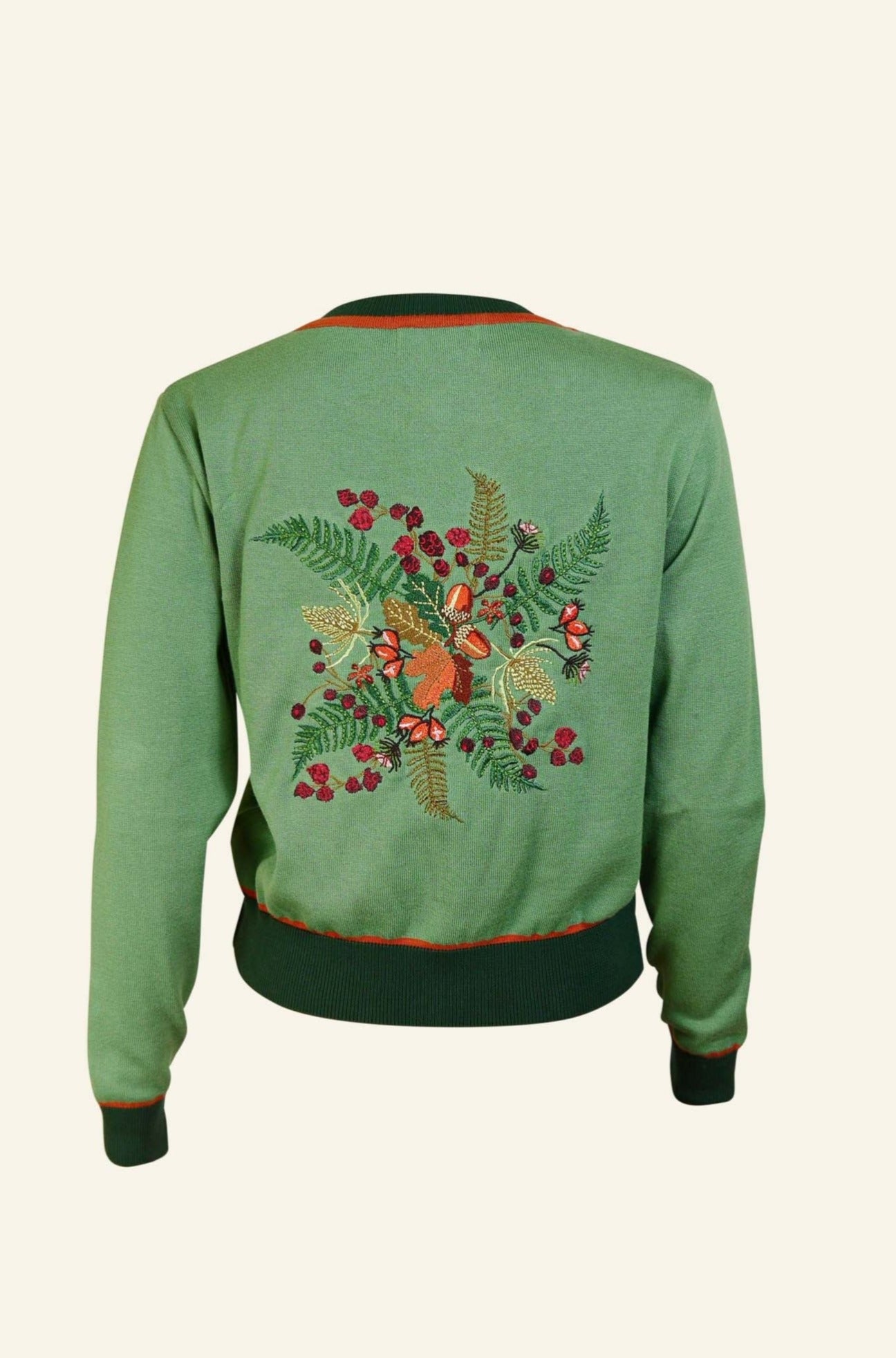 Green Fox Embroidered Vera Cardigan by Palava – Modern Millie