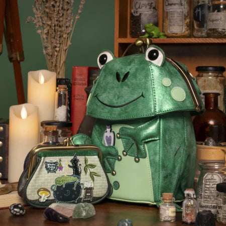 Witches Pantry Clipper Frog Bag by Vendula London