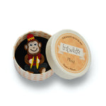 Charley Chimp Mini Brooch By Erstwilder