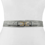 Double Buckle Stretch Belt in Multiple Colors!