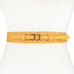 Double Buckle Stretch Belt in Multiple Colors!