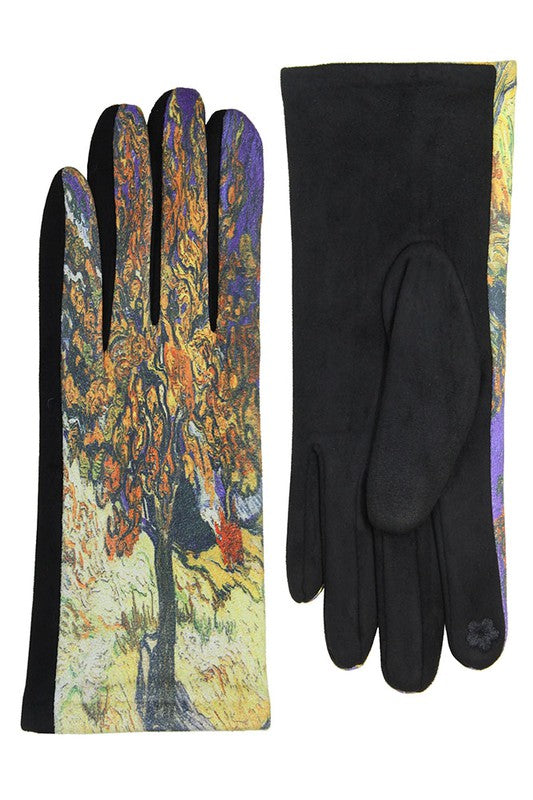 Mulberry Tree Post Impressionist Gloves