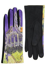 The Church at Auvers Gloves