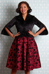 Stacey-Lou Black Velvet Blazer By Miss Candyfloss