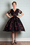 Agnetha-Lou Embroidered Mesh Occasion Dress by Miss Candyfloss