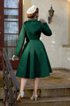 Frodina-Gia Emerald Water Repellent Coat by Miss Candyfloss
