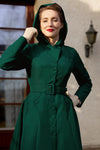 Frodina-Gia Emerald Water Repellent Coat by Miss Candyfloss