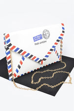 Air Mail Envelope Cross-body Clutch