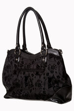Bow Tie Kitty Bag in Black by Banned