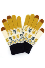 Knit Gloves with Branches in Multiple Colors!