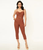 Copper Marcel Cropped Jumpsuit