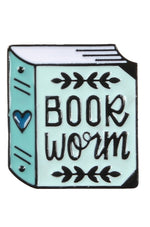 Book Worm Enamel Pin