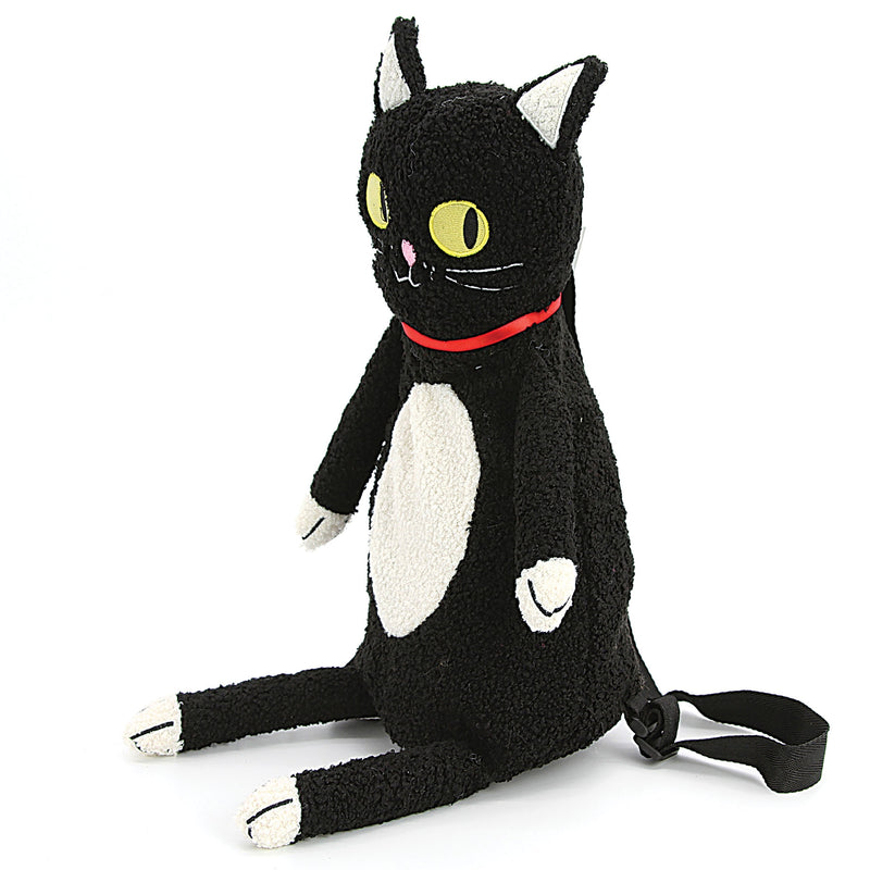 Furry Black Cat Backpack – Modern Millie