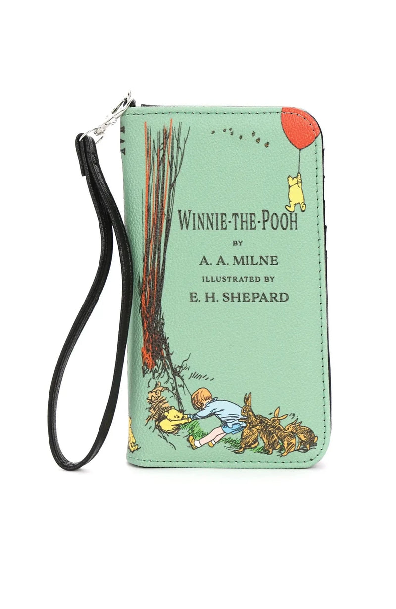 Green Winnie the Pooh Book Wallet