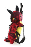 Red Dragon Stuffed Backpack