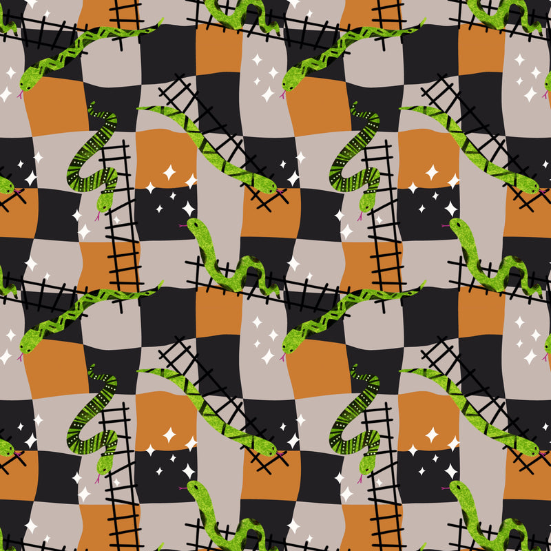 Snakes and Ladders Halloween Jani Dress by Miss Lulo
