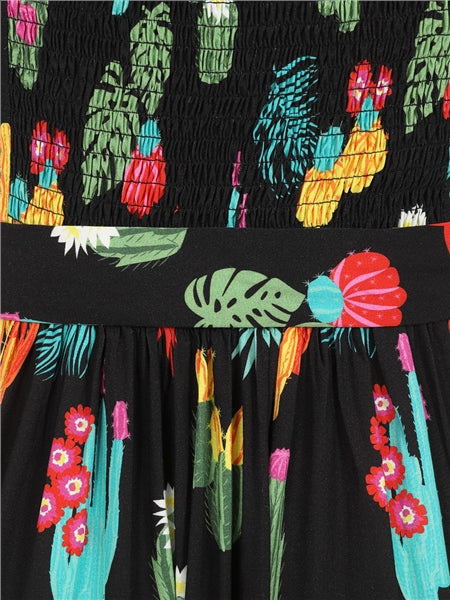 Cacti Forest Soraya Maxi Dress