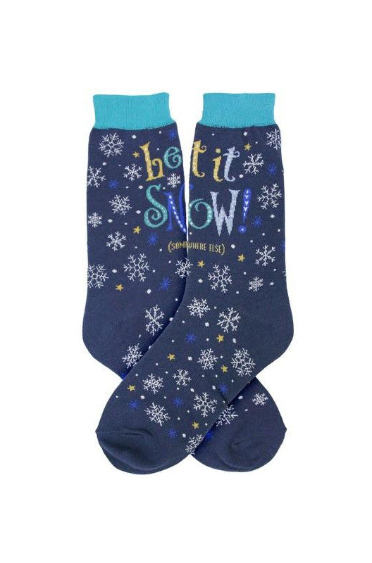 Let it Snow Women's Ankle Socks by Foot Traffic