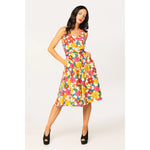 Retro Floral Lori Dress by Miss Lulo