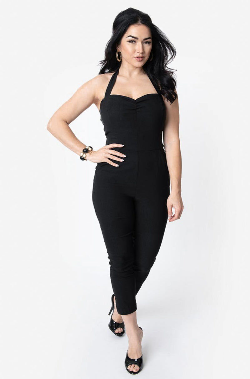 Marcel Black Cropped Jumpsuit