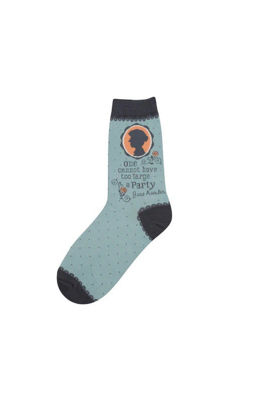 Jane Austen Women's Ankle Socks by Foot Traffic