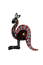 The Kangaroo 'Yuri' Brooch By Melanie Hava X Erstwilder