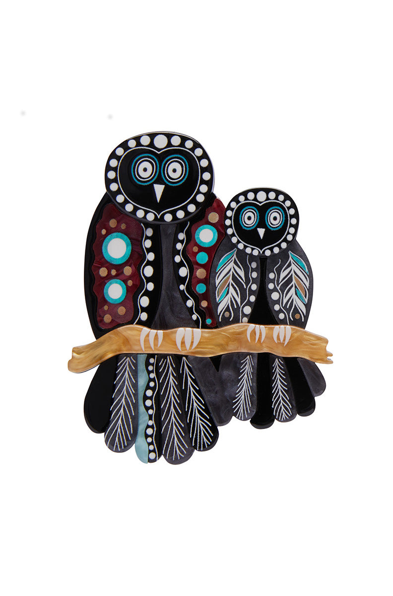 The Owl 'Gugu' Brooch By Melanie Hava X Erstwilder