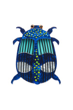 A Jewel Among Beetles Brooch by Erstwilder