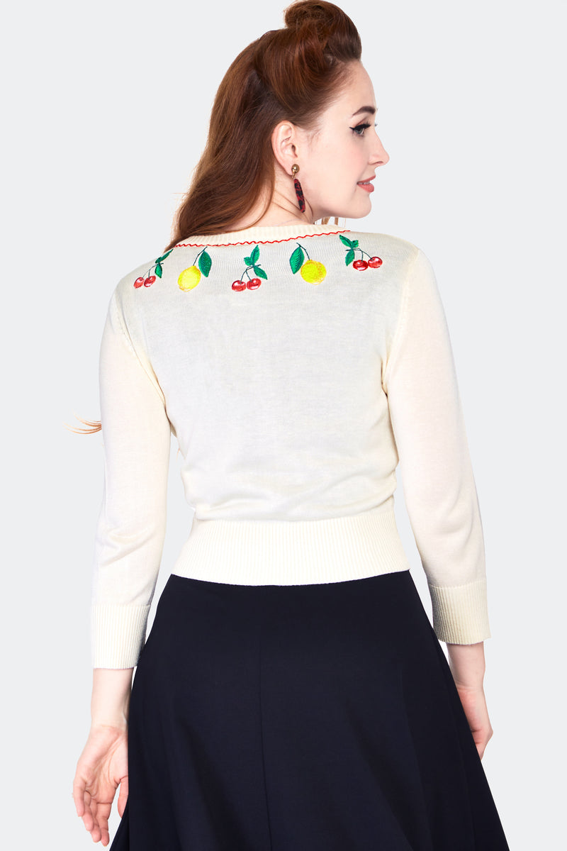 Ophelia Cherry Lemonade Cardigan by Voodoo Vixen