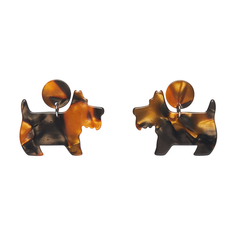 Terrier Resin Drop Earrings by Erstwilder Multiple Colors!