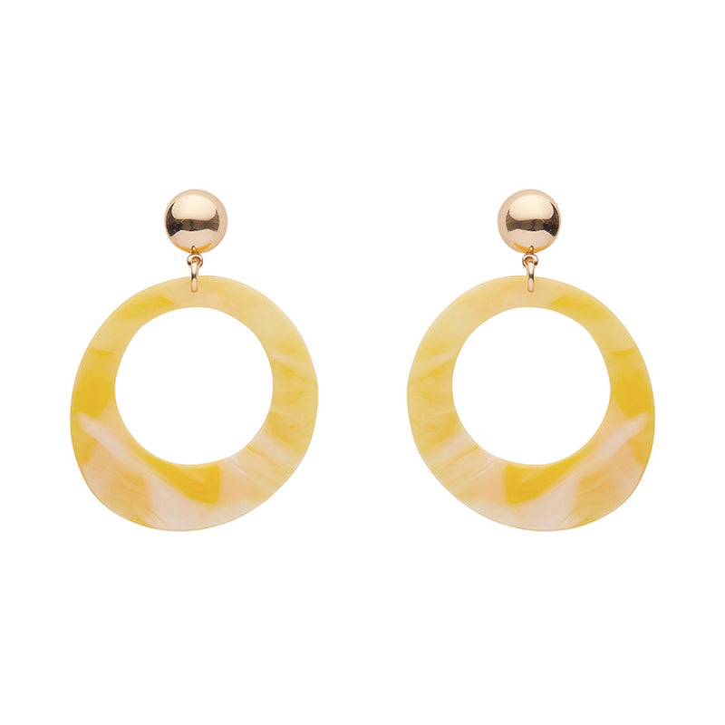 Circle Statement Essential Earrings by Erstwilder in Multiple Colors!