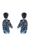 The Zealous Zebra Drop Earrings by Erstwilder