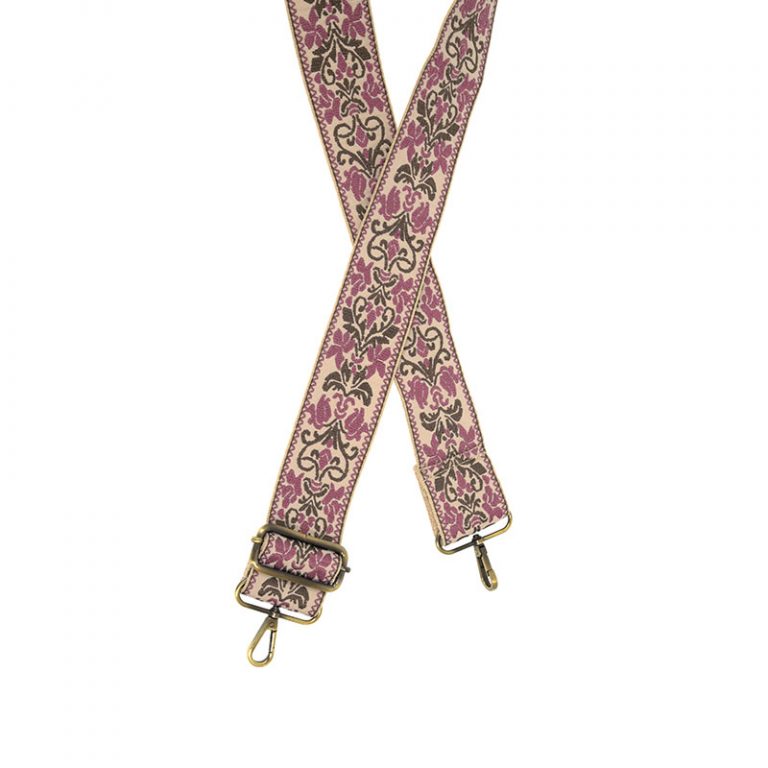 Embroidered 2" Guitar Straps for Handbags in Multiple Patterns!