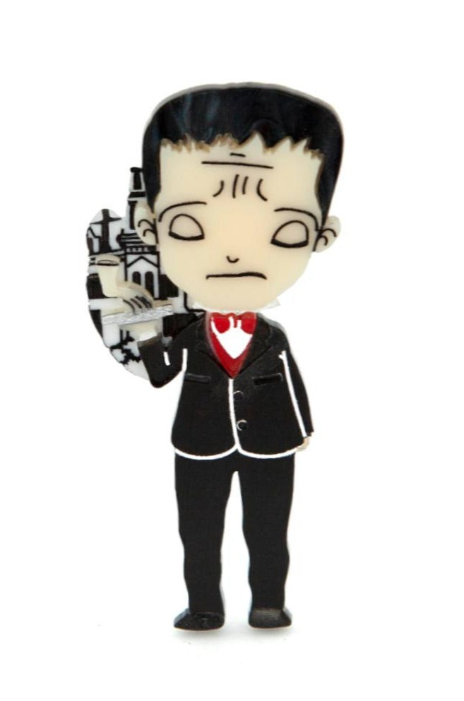 Addams Family Lurch Brooch *by Daisy Jean Florals