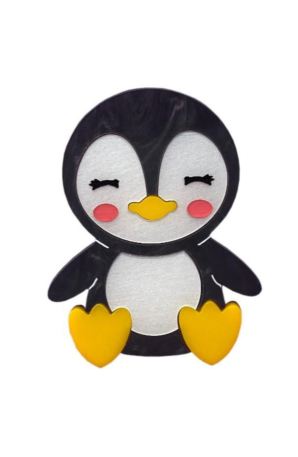 Patricia the Penguin Brooch by Daisy Jean Florals