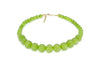 New Lime Glitter Bead Necklace by Splendette