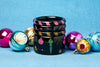 Black Bejeweled Baubles Midi Bangle Bracelet by Splendette