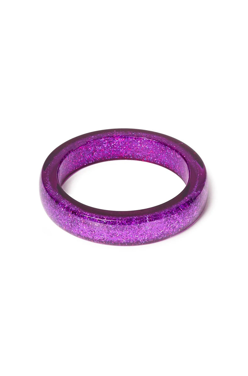 New Purple Glitter Bangle Bracelet by Splendette