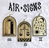 Air Sign Zodiac Single Earring by While Odin Sleeps