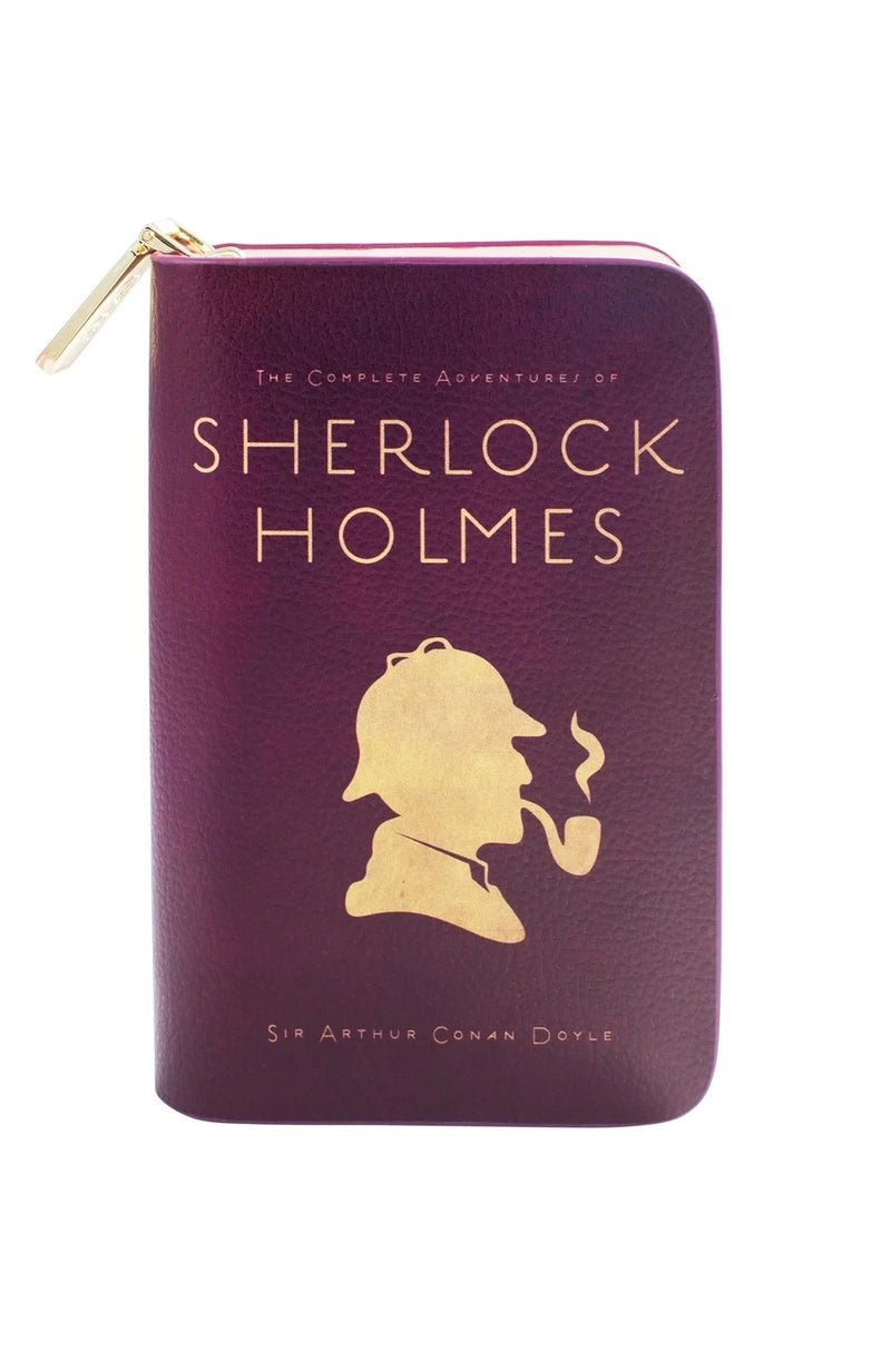 Sherlock Holmes Book Zip Around Wallet by Well Read Co.