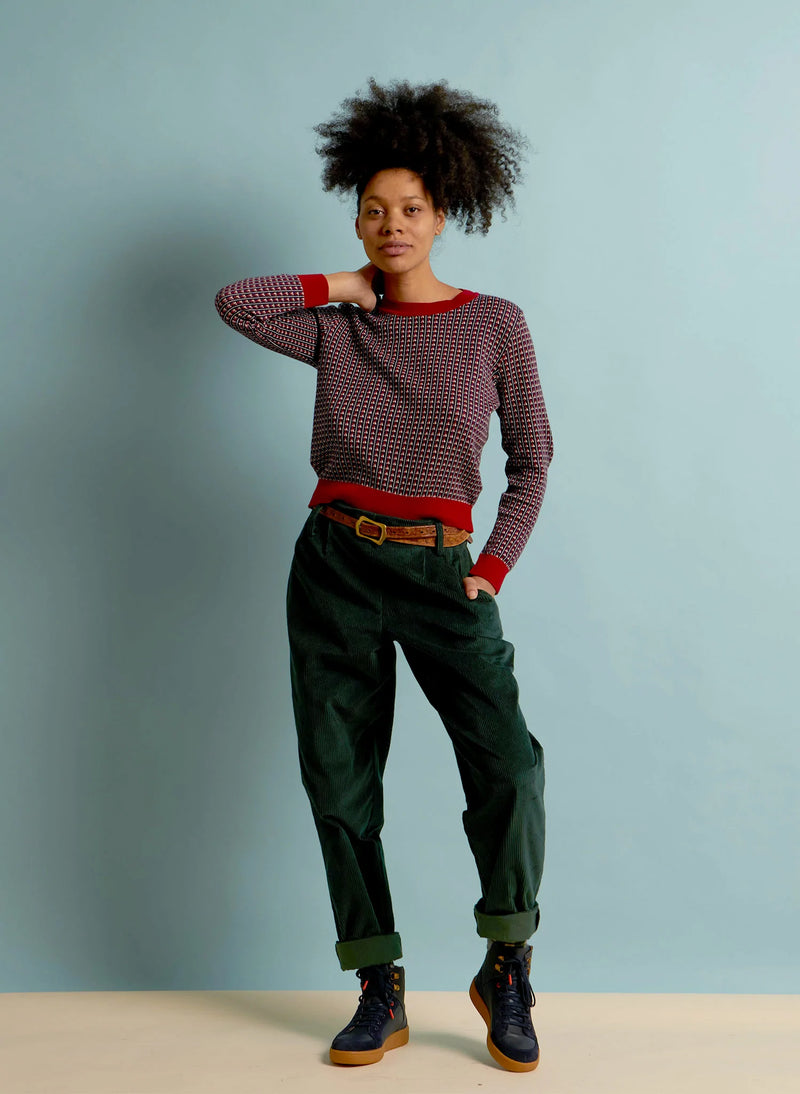 Navy Rocket Alba Pullover Sweater by Palava