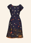 Navy Cornfield Beatrice Dress by Palava