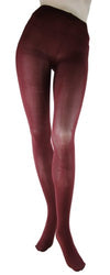 Foot Traffic Burgundy Microfiber Tights O/S and Plus