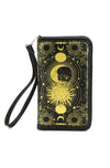 Celestial Black and Gold Wallet
