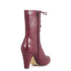 Burgundy Claire Lace-Up Boots by Chelsea Crew