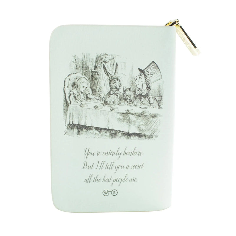 Alice in Wonderland Book Zip Around Wallet by Well Read Co.