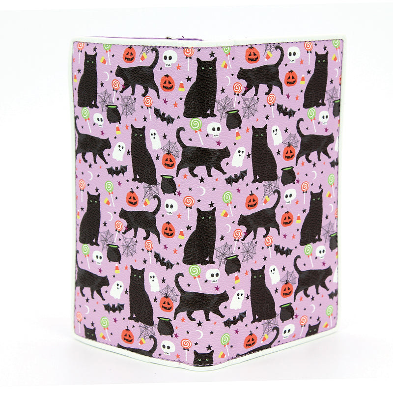 Black Cat Trick or Treating Wallet