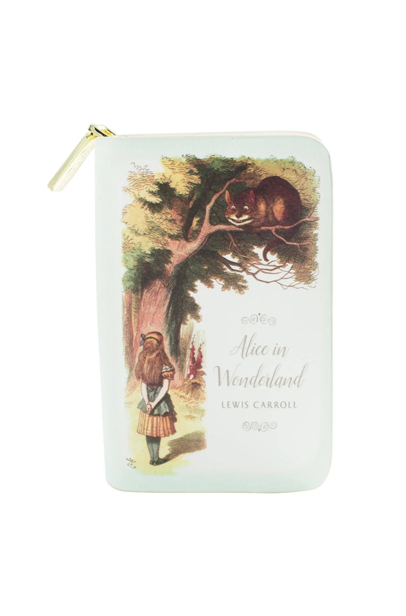 Alice in Wonderland Book Zip Around Wallet by Well Read Co.