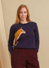 Fox Navy Blue Esther Sweater by Palava