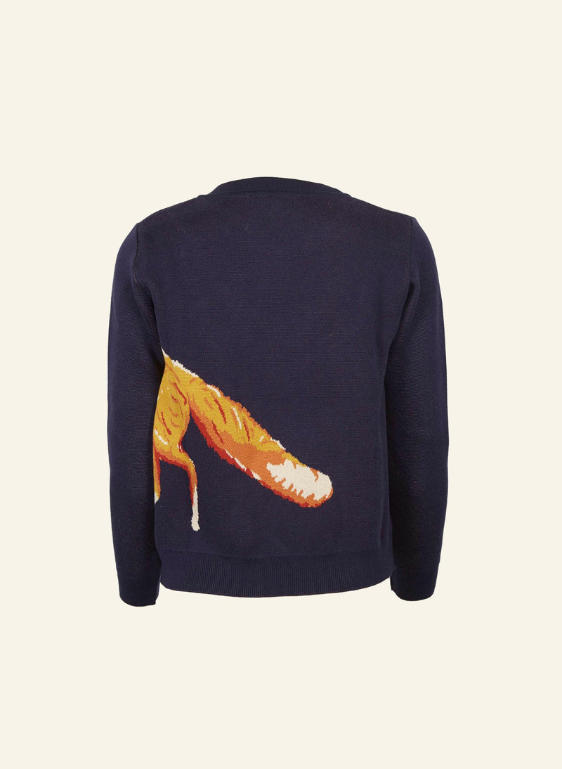 Fox Navy Blue Esther Sweater by Palava